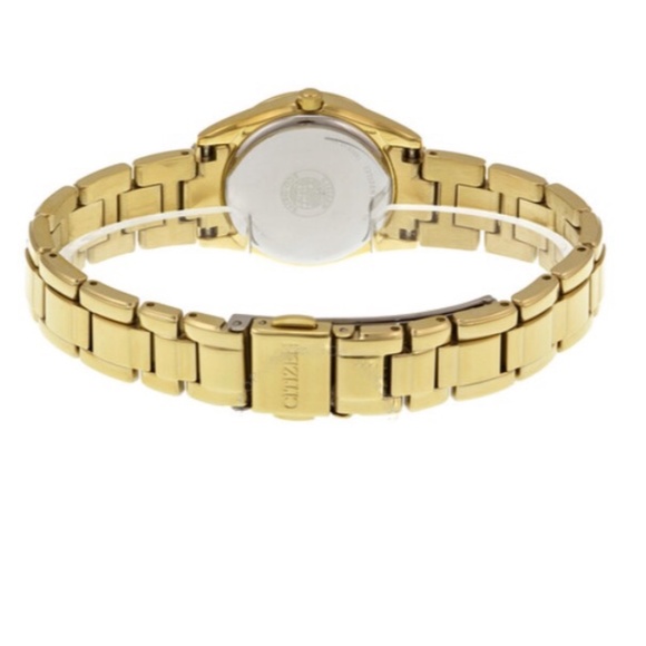 CITIZEN Regent GOLD Eco-Drive Mother of Pearl Dial Ladies Watch EW1822-52D main image 5